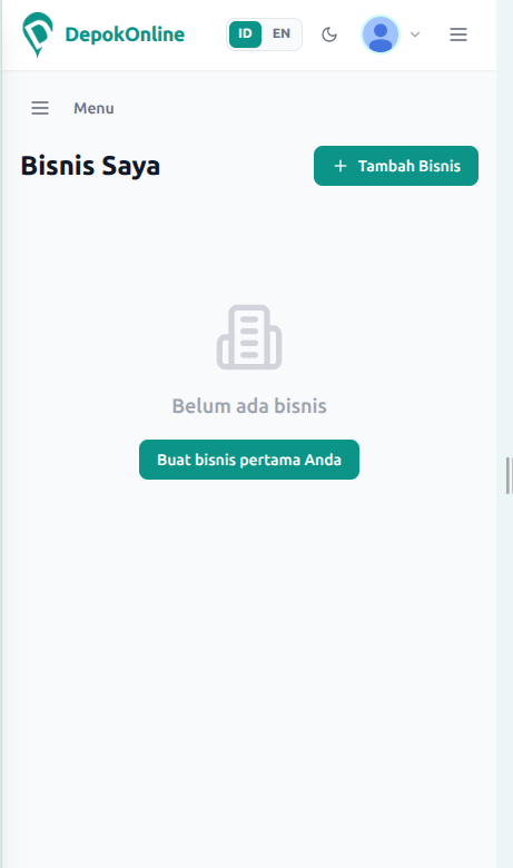 daftarkan bisnis  pertama kamu